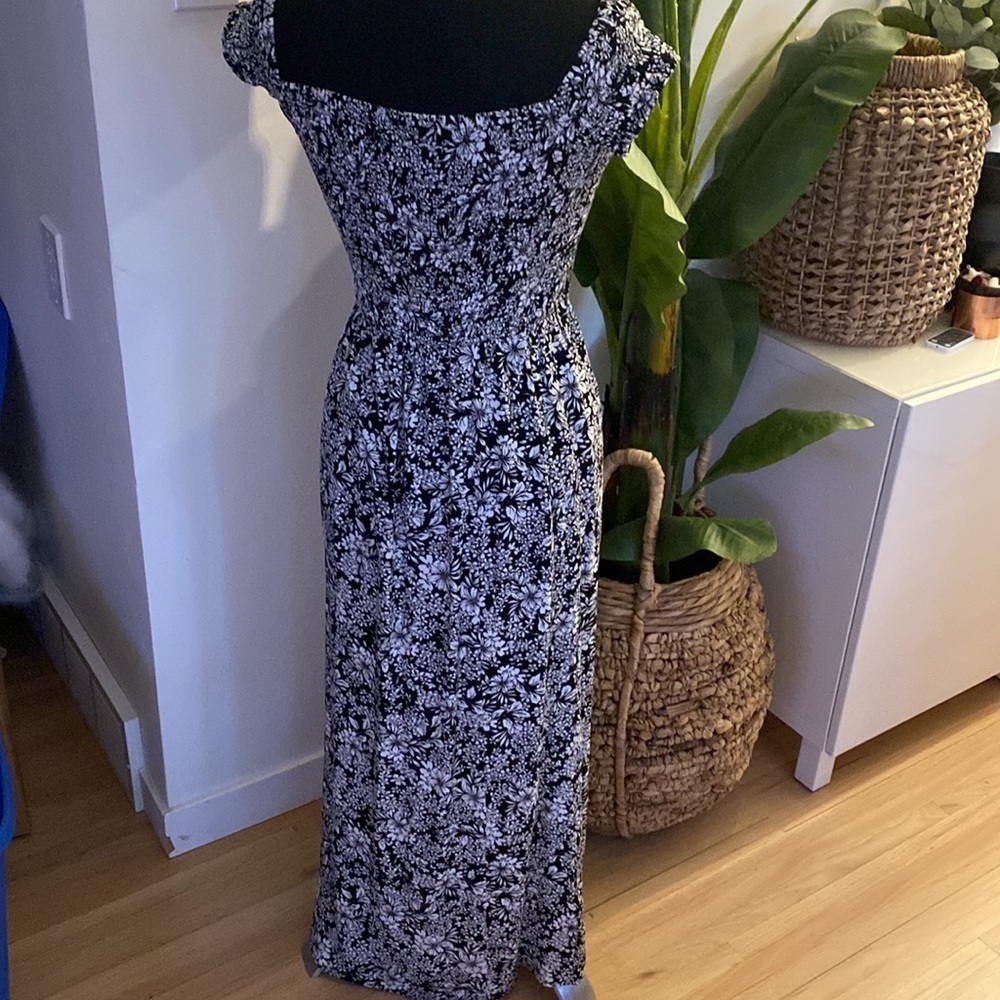 Floral Maxi Dress with slits at front - Picture 3 of 7